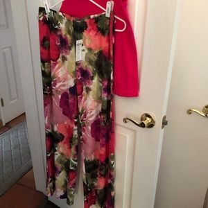 Chico’s floral palazzo pants